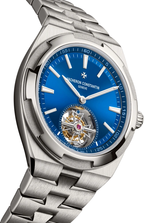 Vacheron Constantin,Overseas 42.50mm,42.50mm,Titanium,Blue,Automatic,Tourbillon,80hours,6000V,6000V/210T-H032