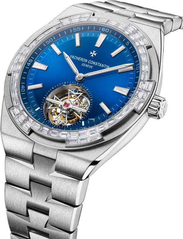 Vacheron Constantin,Overseas 42.50mm,42.50mm,White Gold,Blue,Automatic,Tourbillon,80hours,6007V,6007V/210G-B955