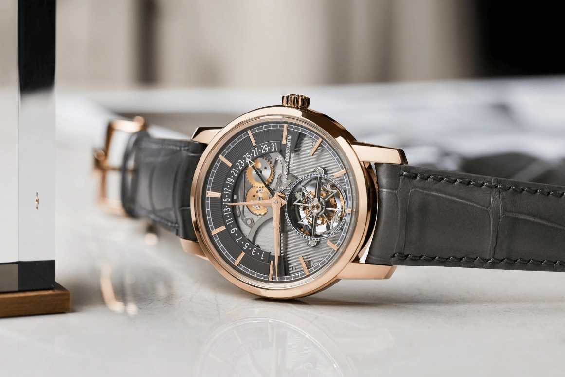 Vacheron Constantin,Traditionnelle 41mm,41mm,Pink Gold,Grey,Automatic,Day,Tourbillon,Retrograde,6010T,6010T/000R-B638