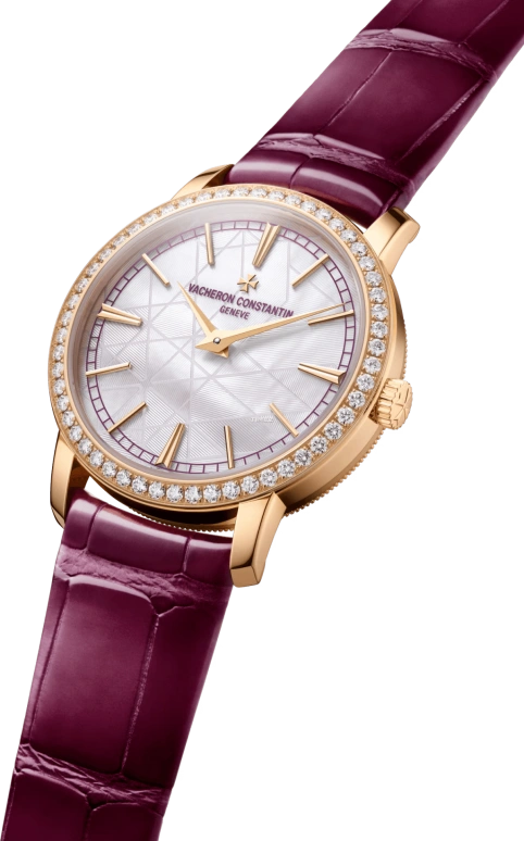 Vacheron Constantin,Traditionnelle 33mm,33mm,Pink Gold,Cherry Blossom Pink,Handwound,42hours,In-house Caliber,1405T,1405T/000R-H061