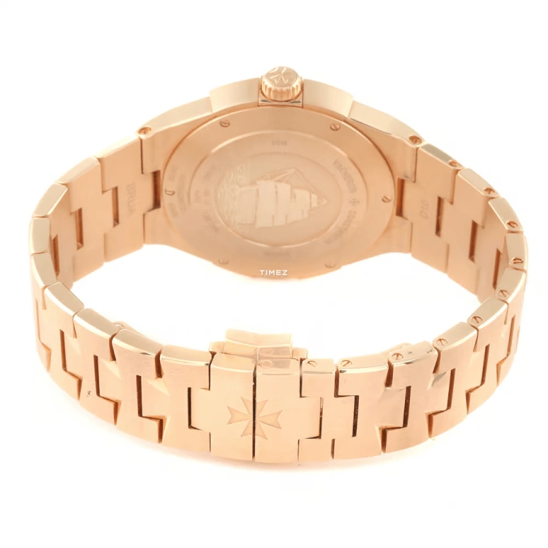 Vacheron Constantin,Overseas 36mm,36mm,Rose Gold,Silver White,Automatic,Day,Anti-magnetic,47560,47560/D10R-9672