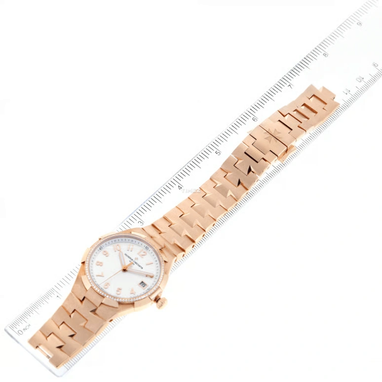 Vacheron Constantin,Overseas 36mm,36mm,Rose Gold,Silver White,Automatic,Day,Anti-magnetic,47560,47560/D10R-9672