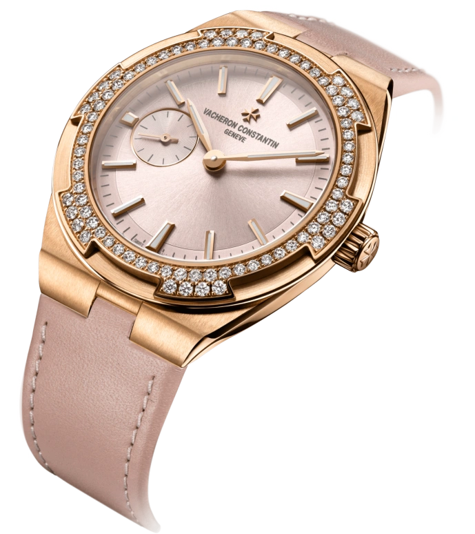 Vacheron Constantin,Overseas 37mm,37mm,Pink Gold,Beige,Automatic,Anti-magnetic,60hours,2305V,2305V/000R-B077