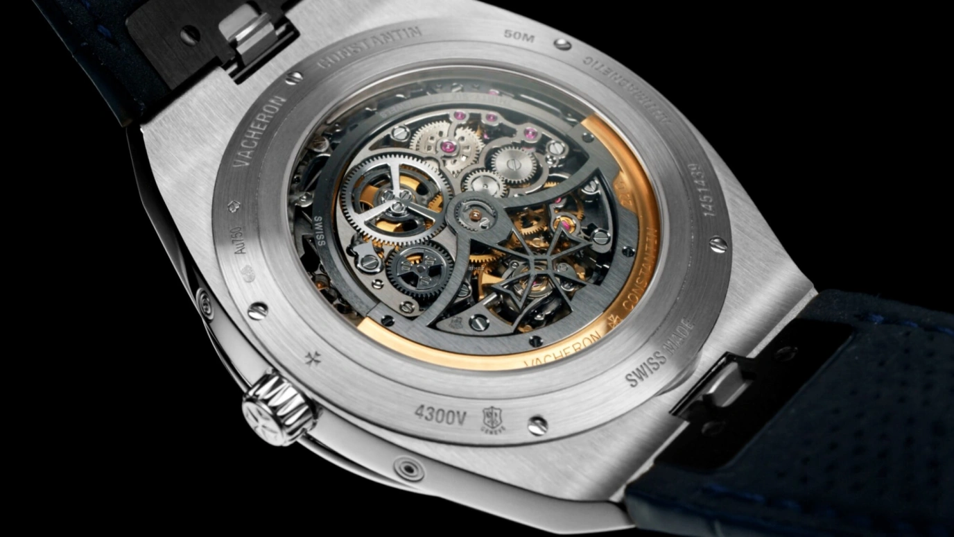 Vacheron Constantin,Overseas 41.50mm,41.50mm,White Gold,Skeleton,Automatic,Moonphase,Perpetual Calendar,Leap Year,Month,40hours,In-house Caliber,4300V,4300V/120G-B946