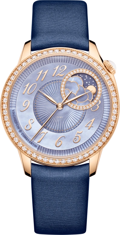 Vacheron Constantin,Égérie 37mm,37mm,Pink Gold,Purple,Automatic,Moonphase,40hours,Yiqing Yin,8005F,8005F/000R-H030