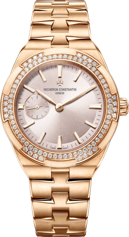 Vacheron Constantin,Overseas 37mm,37mm,Pink Gold,Beige,Automatic,Anti-magnetic,60hours,2305V,2305V/100R-B077