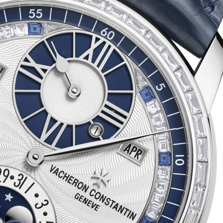 Vacheron Constantin,Artelier Cabinotiers Special Order 42mm,42mm,White Gold,Silver,Automatic,Moonphase,Perpetual Calendar,Leap Year,Month,40hours,In-house Caliber,4007C,4007C/000G-B709
