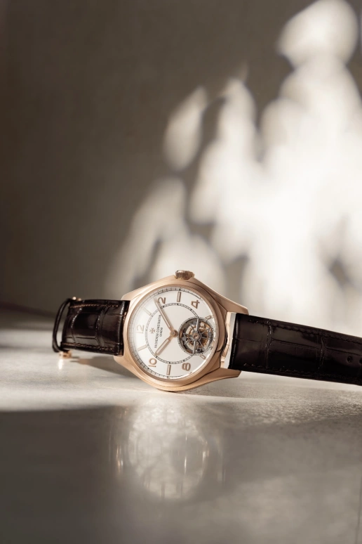 Vacheron Constantin,FiftySix 41mm,41mm,Pink Gold,Silver,Automatic,Tourbillon Escapement,80hours,Kevin De Bruyne,6000E,6000E/000R-B488