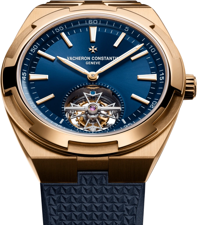 Vacheron Constantin,Overseas 42.50mm,42.50mm,Pink Gold,Blue,Automatic,Tourbillon,80hours,Kyle Kuzma,6000V,6000V/110R-B733