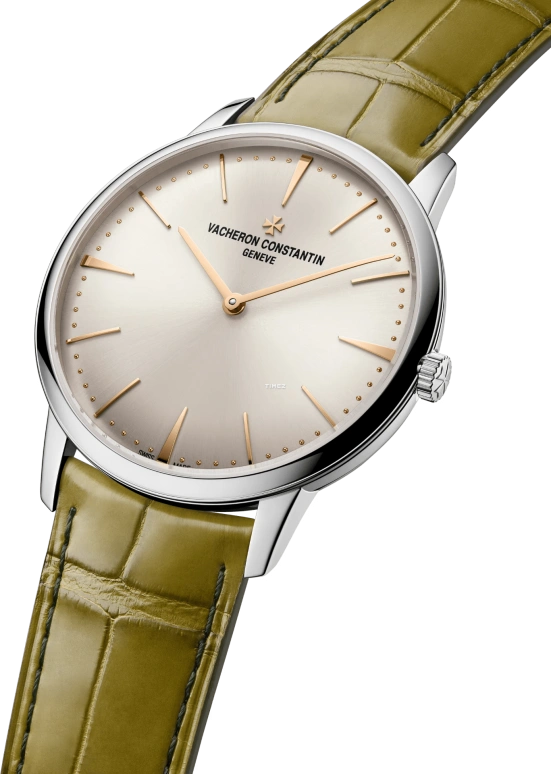Vacheron Constantin,Patrimony 39mm,39mm,White Gold,Beige,Handwound,40hours,In-house Caliber,1410U,1410U/000G-H017