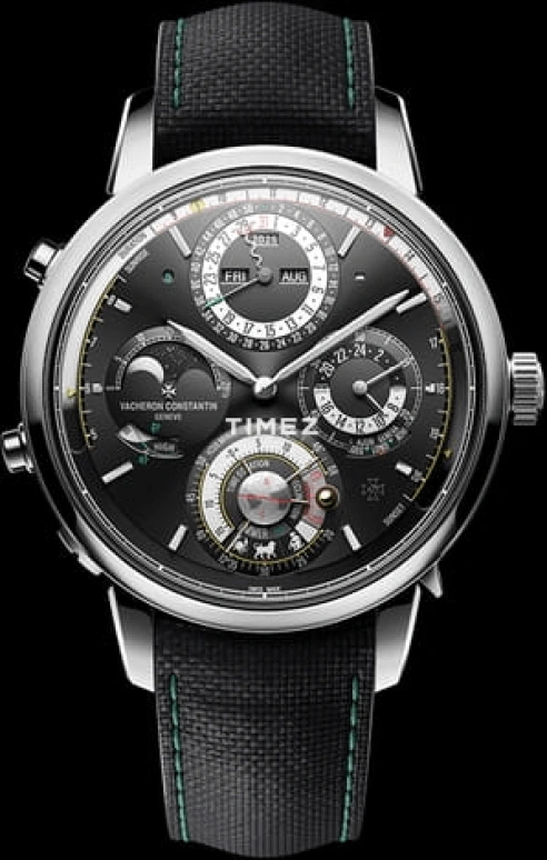 Vacheron Constantin,Artelier Cabinotiers Special Order 45mm,45mm,White Gold,Black,Grey,Handwound,Chronograph,Moonphase,Perpetual Calendar,Leap Year,72hours,In-house Caliber,9600C,9600C/000G-231C