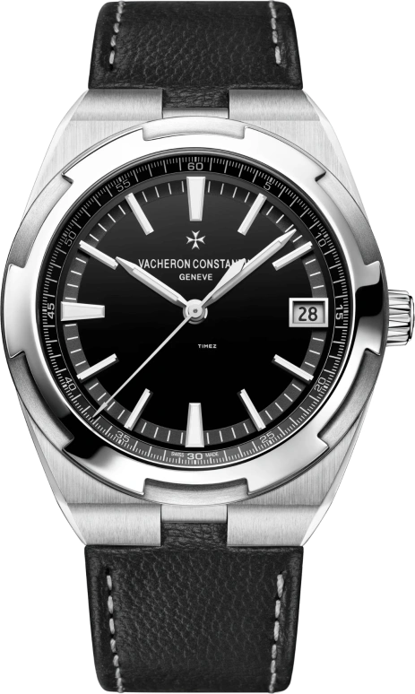 Vacheron Constantin,Overseas 41mm,41mm,Stainless Steel,Black,Automatic,Day,60hours,4520V,4520V/210A-B483
