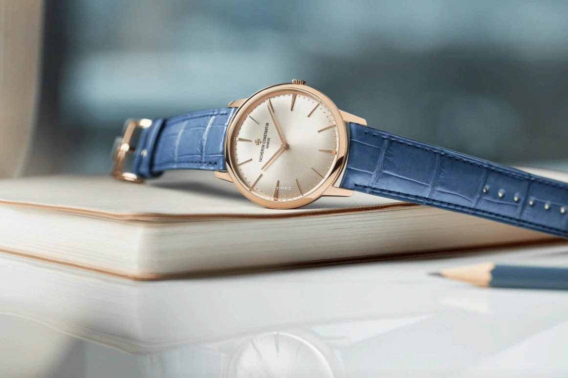 Vacheron Constantin,Patrimony 39mm,39mm,Rose Gold,Beige,Handwound,40hours,In-house Caliber,1410U,1410U/000R-H018