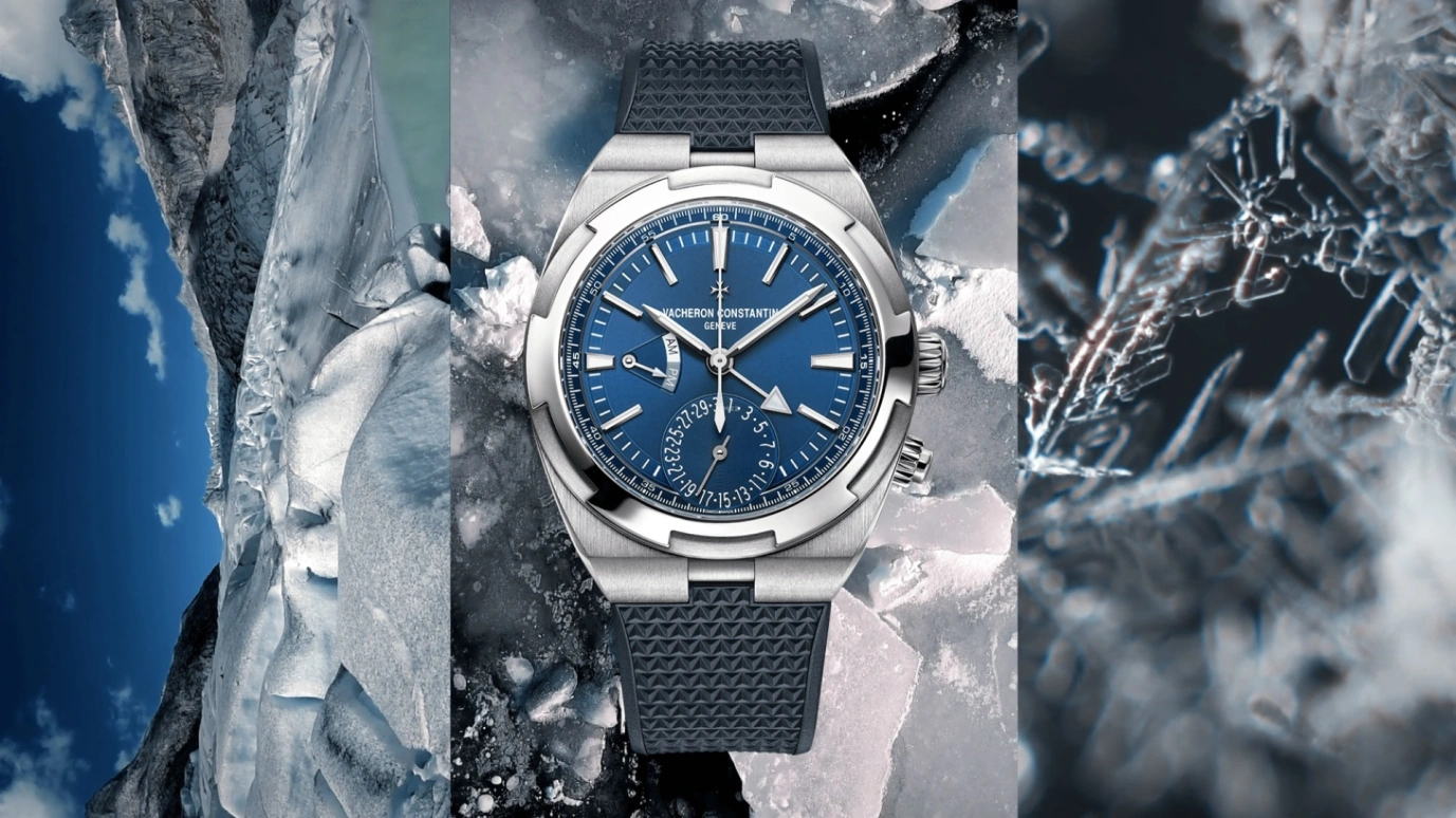 Vacheron Constantin,Overseas 41mm,41mm,Stainless Steel,Blue,Automatic,Day,Dule Time,Day / Night Indication,7900V,7900V/110A-B334