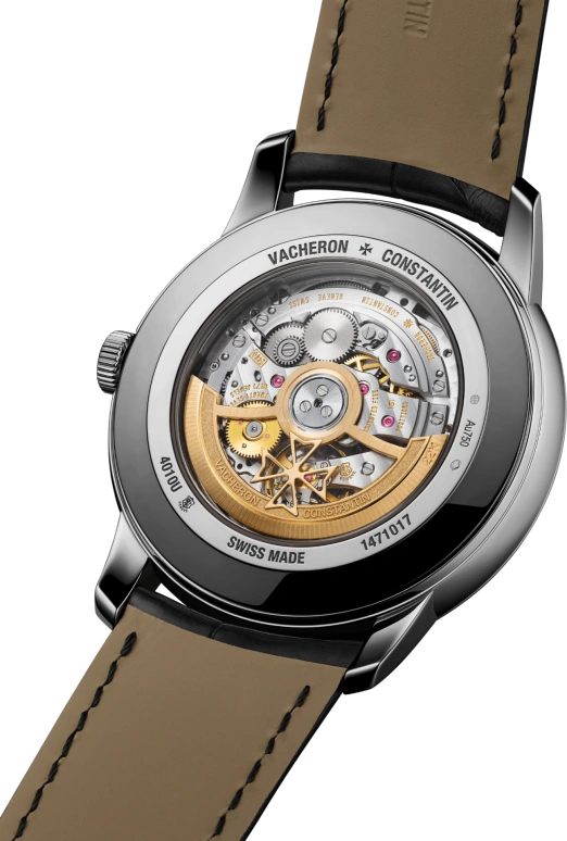 Vacheron Constantin,Patrimony 42.50mm,42.50mm,White Gold,Silver,Automatic,Moonphase,Day,Retrograde,4010U,4010U/000G-B330
