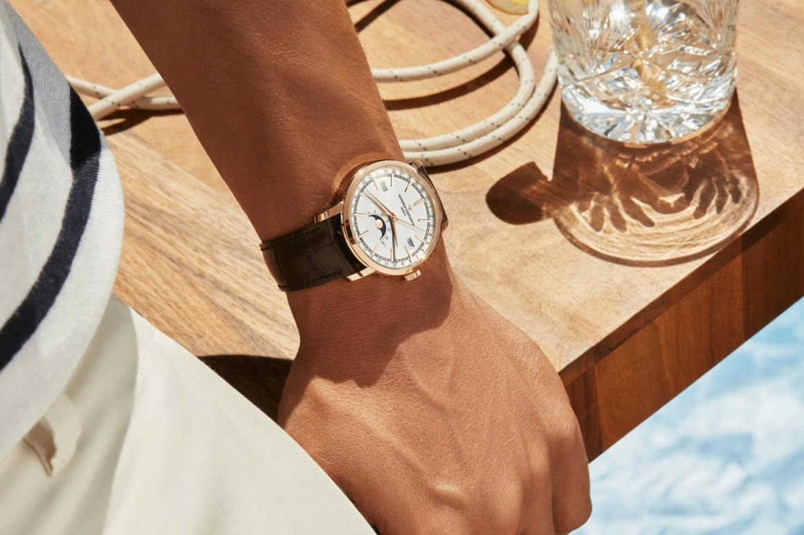 Vacheron Constantin,Traditionnelle 41mm,41mm,Pink Gold,Silver,Automatic,Moonphase,Month,Date,Day,43hours,In-house Caliber,4010T,4010T/000R-B344