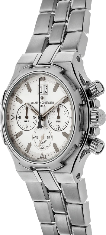 Vacheron Constantin,Overseas 40mm,40mm,Stainless Steel,Silver,Automatic,Chronograph,Day,49140,49140/423A-8790