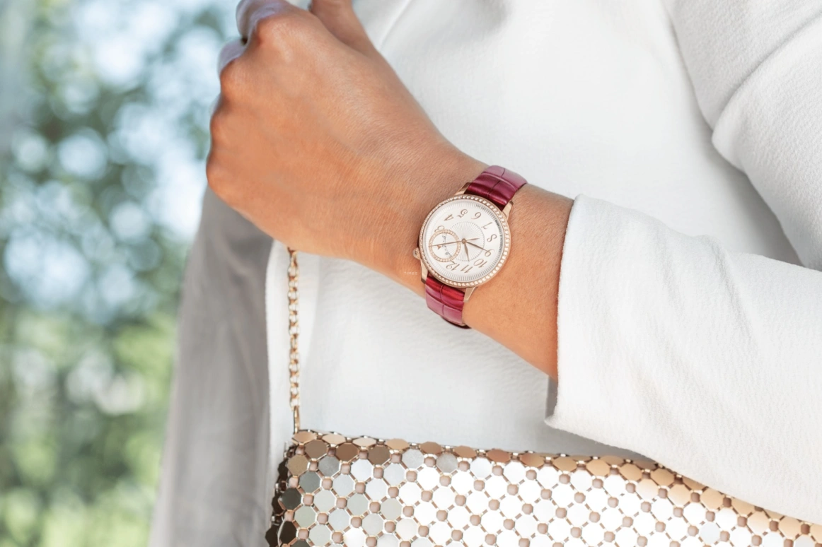 Vacheron Constantin,Égérie 35mm,35mm,Pink Gold,Silver,Automatic,Day,40hours,4605F,4605F/000R-B496