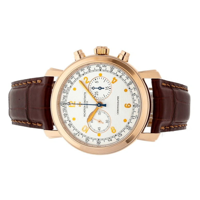 Vacheron Constantin,Malte 41.50mm,41.50mm,Rose Gold,White,Handwound,Chronograph,48hours,47120,47120/000R-9099