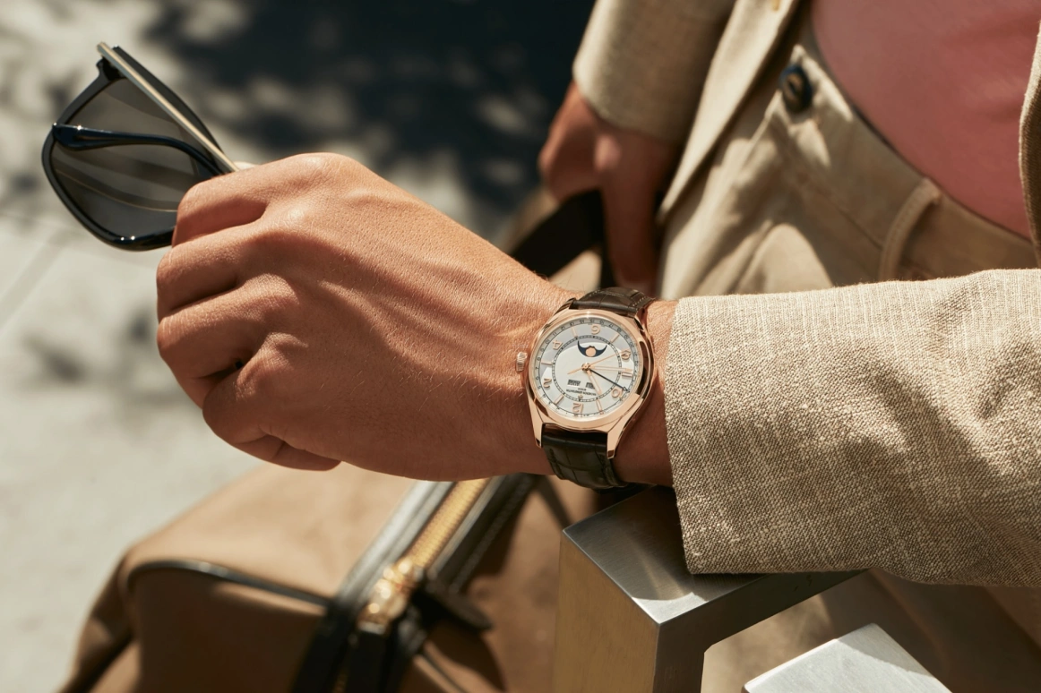 Vacheron Constantin,FiftySix 40mm,40mm,Pink Gold,Silver,Automatic,Moonphase,Month,Date,Day,40hours,In-house Caliber,4000E,4000E/000R-B438