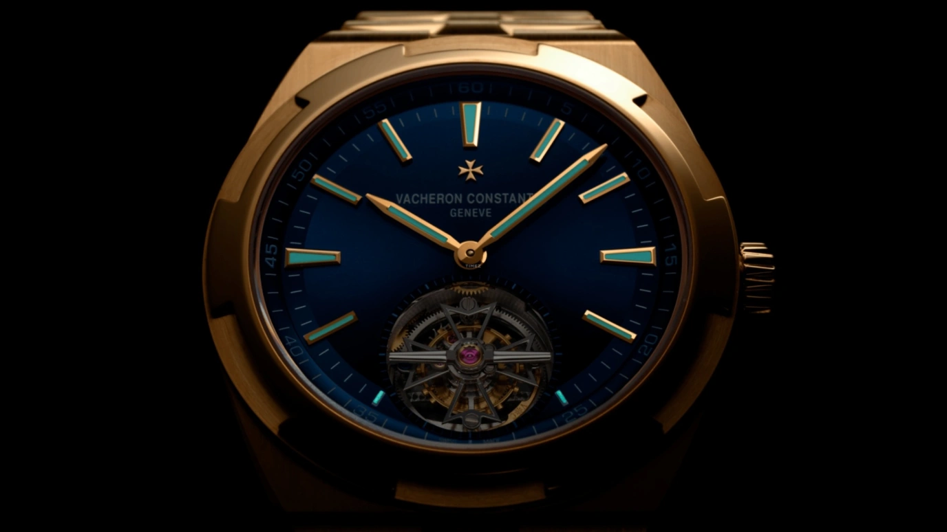Vacheron Constantin,Overseas 42.50mm,42.50mm,Pink Gold,Blue,Automatic,Tourbillon,80hours,Kyle Kuzma,6000V,6000V/110R-B733