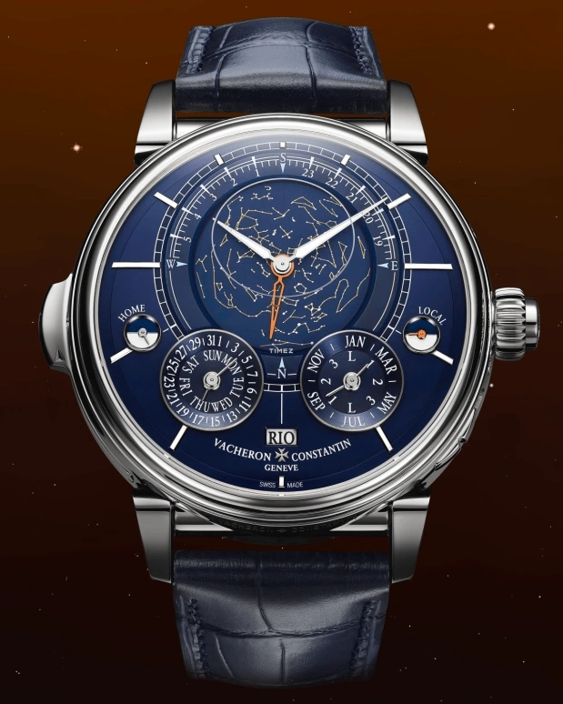 Vacheron Constantin,Artelier Cabinotiers Special Order 47mm,47mm,White Gold,Blue,Handwound,Moonphase,Perpetual Calendar,Leap Year,Month,60hours,In-house Caliber,9780C,9780C/000G-087C