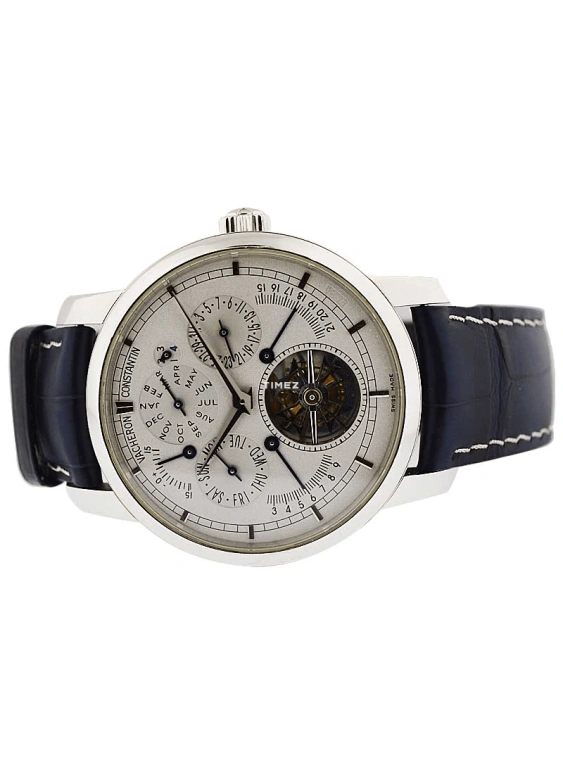 Vacheron Constantin,Patrimony 44mm,44mm,Platinum,Silver White,Handwound,Perpetual Calendar,Leap Year,Month,Date,336hours,In-house Caliber,88172,88172/000P-9495