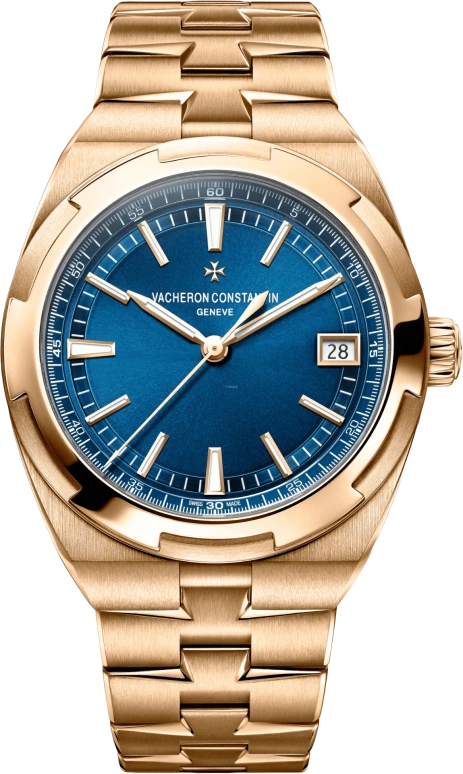 Vacheron Constantin,Overseas 41mm,41mm,Pink Gold,Blue,Automatic,Day,60hours,4500V,4500V/110R-B705