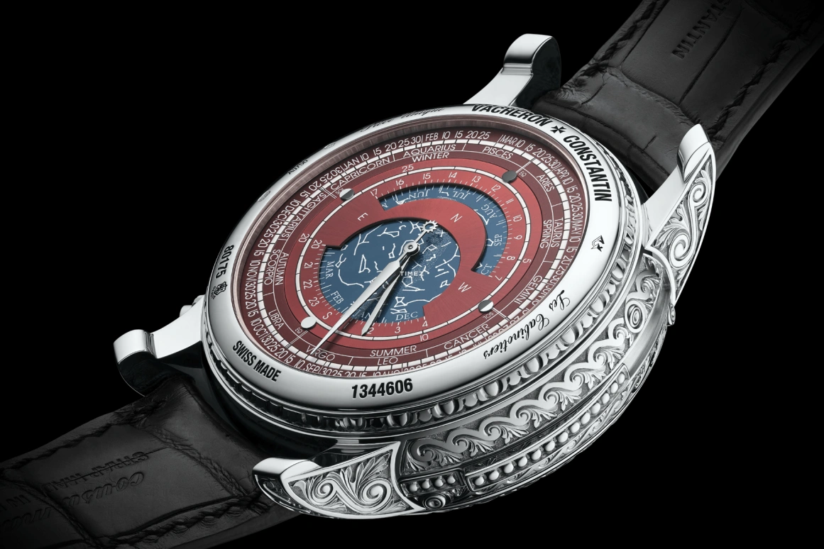 Vacheron Constantin,Artelier Cabinotiers Special Order 47mm,47mm,White Gold,Red,Handwound,Moonphase,Perpetual Calendar,Leap Year,Month,Sapphire,Crystal Glass,Round,80175,80175/000G-B280