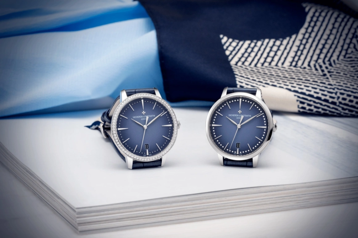 Vacheron Constantin,Patrimony 36.50mm,36.50mm,White Gold,Blue,Automatic,Date,40hours,4110U,4110U/000G-B906
