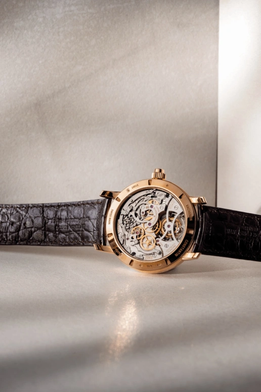 Vacheron Constantin,Traditionnelle 42.50mm,42.50mm,Pink Gold,Silver,Handwound,Chronograph,Monopoussoir,Power Reserve Indicator,Tourbillon Escapement,65hours,In-house Caliber,5100T,5100T/000R-B623