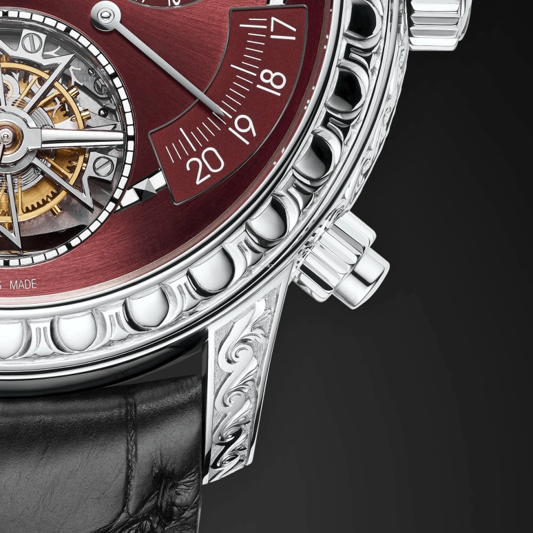Vacheron Constantin,Artelier Cabinotiers Special Order 47mm,47mm,White Gold,Red,Handwound,Moonphase,Perpetual Calendar,Leap Year,Month,Sapphire,Crystal Glass,Round,80175,80175/000G-B280