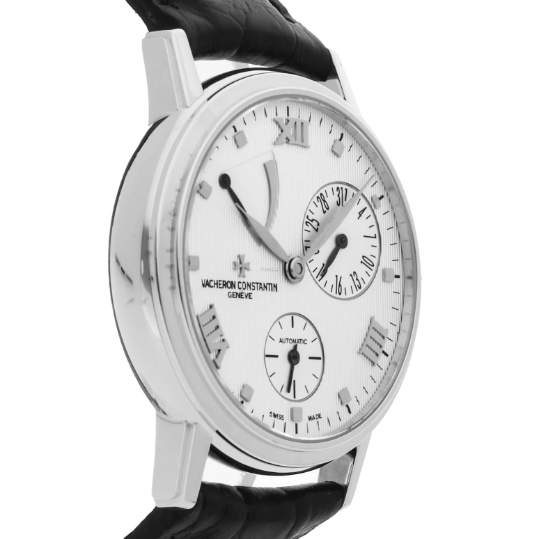 Vacheron Constantin,Patrimony 36mm,36mm,White Gold,White,Automatic,Day,Power Reserve Indicator,47200,47200/000G-9019