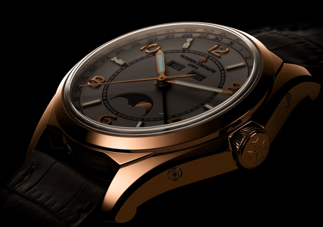 Vacheron Constantin,FiftySix 40mm,40mm,Pink Gold,Silver,Automatic,Moonphase,Month,Date,Day,40hours,In-house Caliber,4000E,4000E/000R-B438