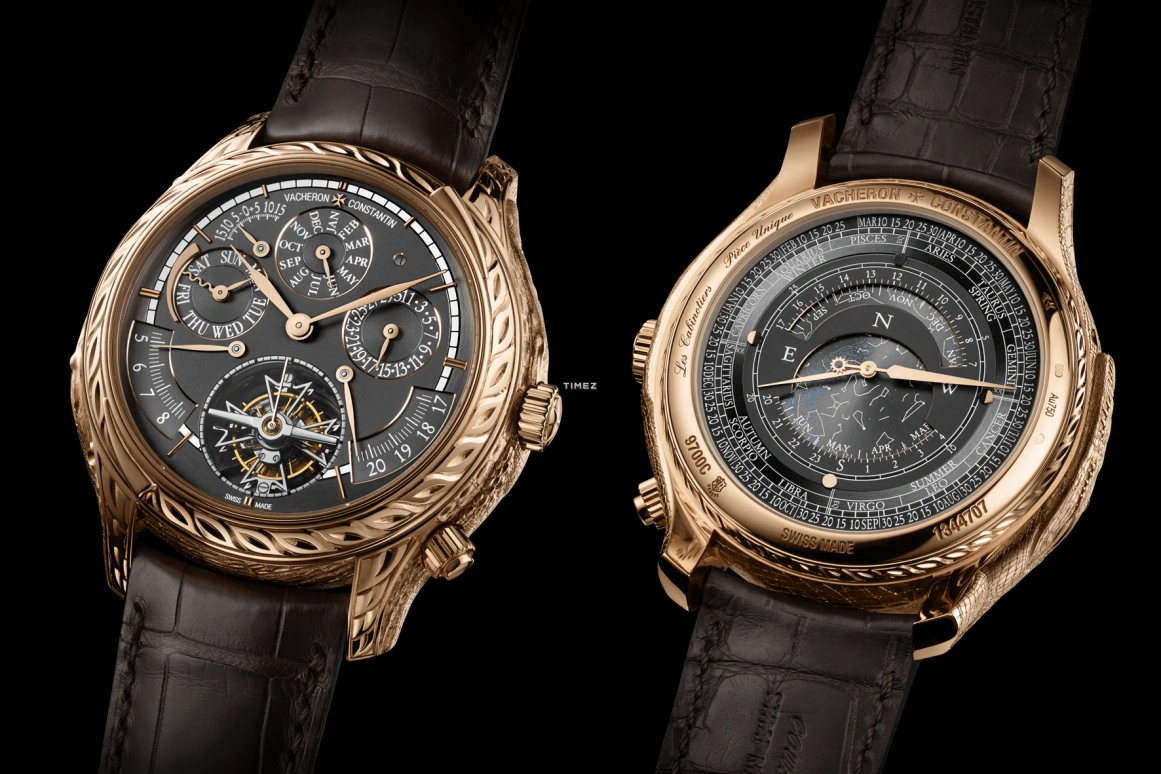 Vacheron Constantin,Artelier Cabinotiers Special Order 47mm,47mm,Pink Gold,Red Gold,Pink Red,Brown,Handwound,Moonphase,Perpetual Calendar,Leap Year,Month,58hours,In-house Caliber,9700C,9700C/001R-B187