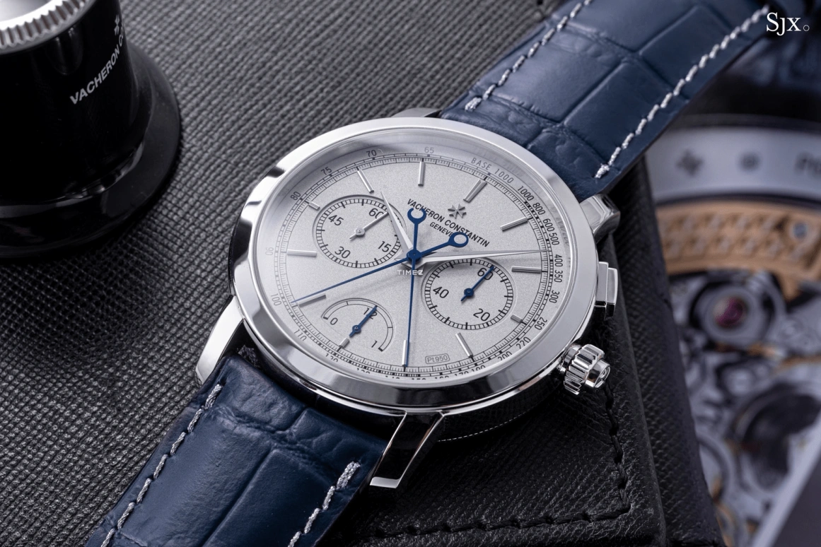 Vacheron Constantin,Traditionnelle 42.50mm,42.50mm,Platinum,Silver,Automatic,Chronograph,Power Reserve Indicator,Rattrapante,5400T,5400T/000P-B637