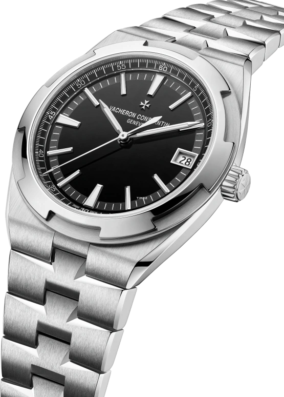 Vacheron Constantin,Overseas 41mm,41mm,Stainless Steel,Black,Automatic,Day,60hours,4520V,4520V/210A-B483