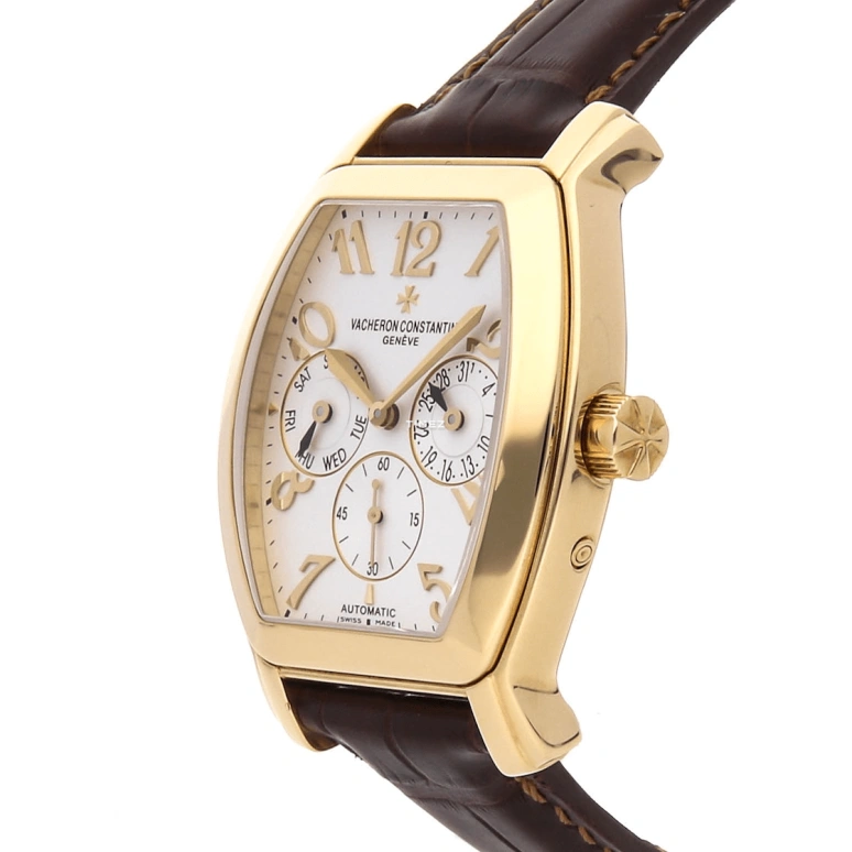 Vacheron Constantin,Malte 35.50x39.50mm,35.50x39.50mm,Yellow Gold,Beige,Automatic,Date,Day,42008,42008/000J-9061