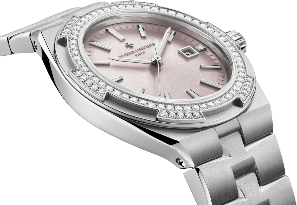 Vacheron Constantin,Overseas 35mm,35mm,Stainless Steel,Pink,Day,Sapphire,Round,4605V,4605V/200A-B971