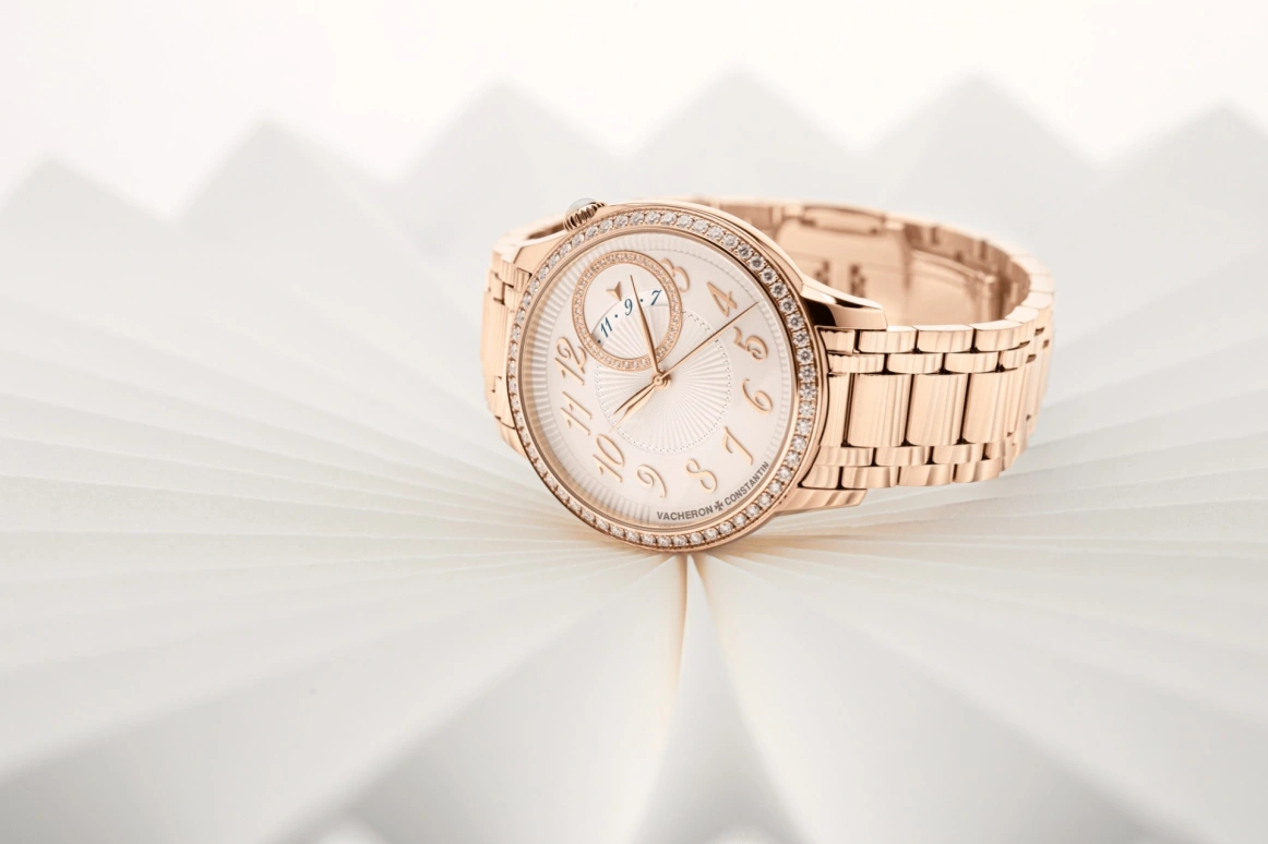 Vacheron Constantin,Égérie 35mm,35mm,Pink Gold,Silver,Automatic,Day,40hours,4605F,4605F/110R-B496