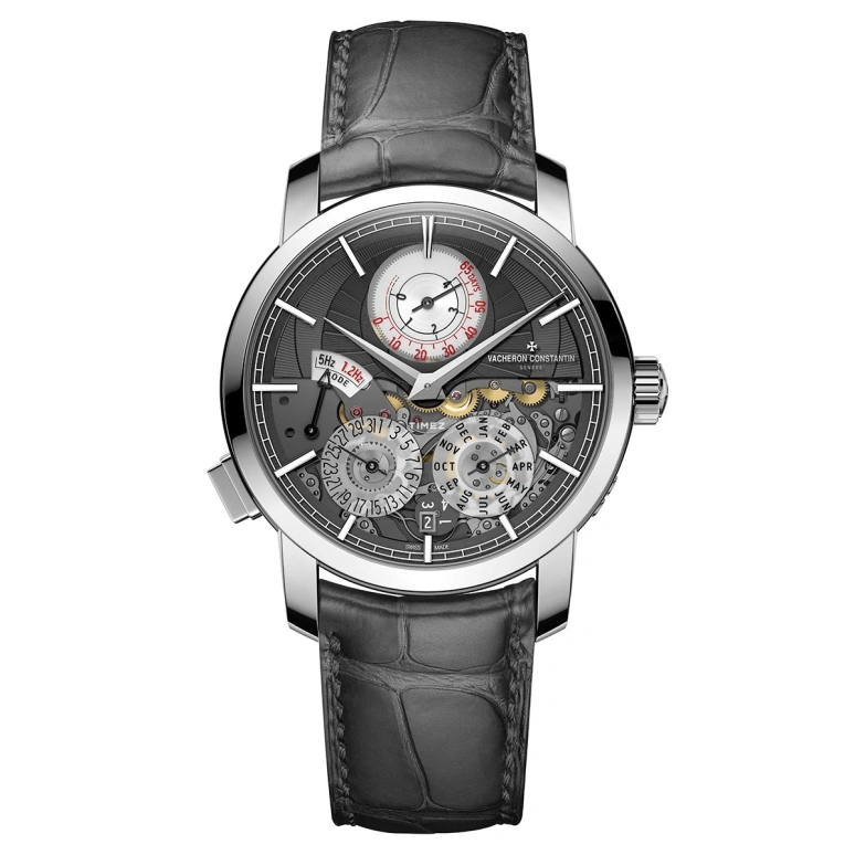 Vacheron Constantin,Traditionnelle 42mm,42mm,Platinum,Brown,Handwound,Perpetual Calendar,Leap Year,Month,Day,60hours,In-house Caliber,3200T,3200T/000P-B578