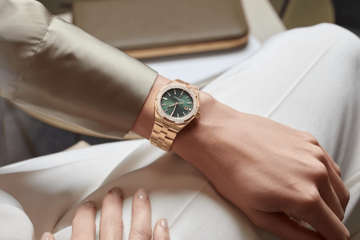 Vacheron Constantin,Overseas 35mm,35mm,Rose Gold,Green,Automatic,Day,40hours,4605V,4605V/200R-B969