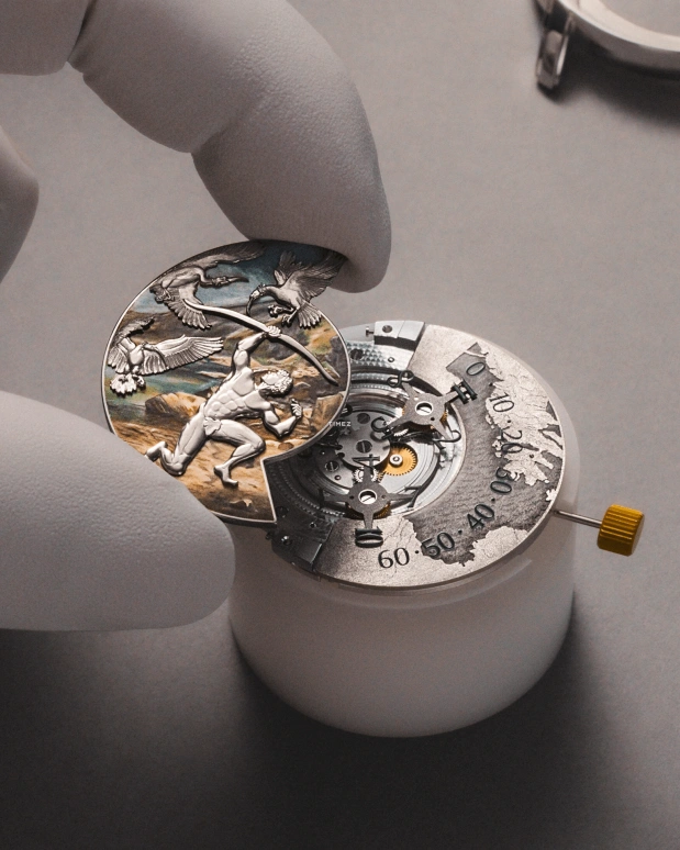 Vacheron Constantin,Artelier Cabinotiers Special Order 40mm,40mm,White Gold,Multi-Color,Silver,Automatic,40hours,In-house Caliber,2010C,2010C/000G-307C