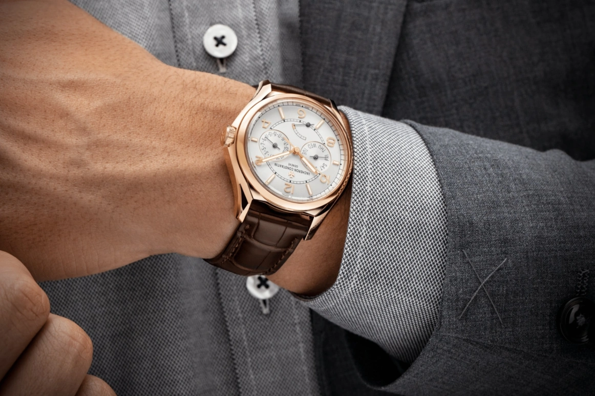 Vacheron Constantin,FiftySix 40mm,40mm,Pink Gold,Silver,Automatic,Date,Day,Power Reserve Indicator,4400E,4400E/000R-B436