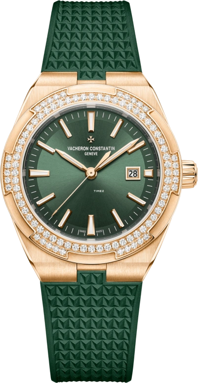 Vacheron Constantin,Overseas 35mm,35mm,Rose Gold,Green,Automatic,Day,40hours,4605V,4605V/200R-B969