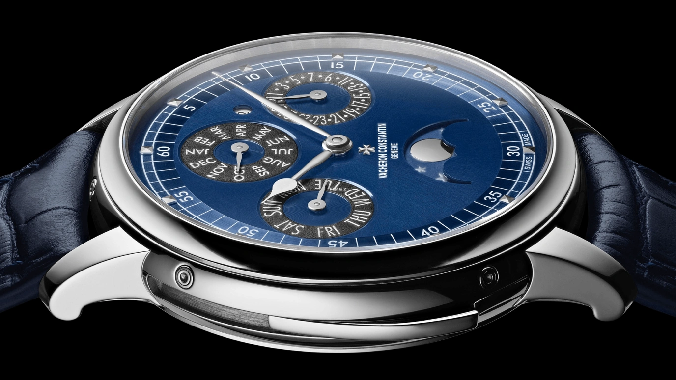 Vacheron Constantin,Artelier Cabinotiers Special Order 42mm,42mm,White Gold,Blue,Handwound,Moonphase,Perpetual Calendar,Leap Year,Month,65hours,In-house Caliber,6610C,6610C/000G-B511