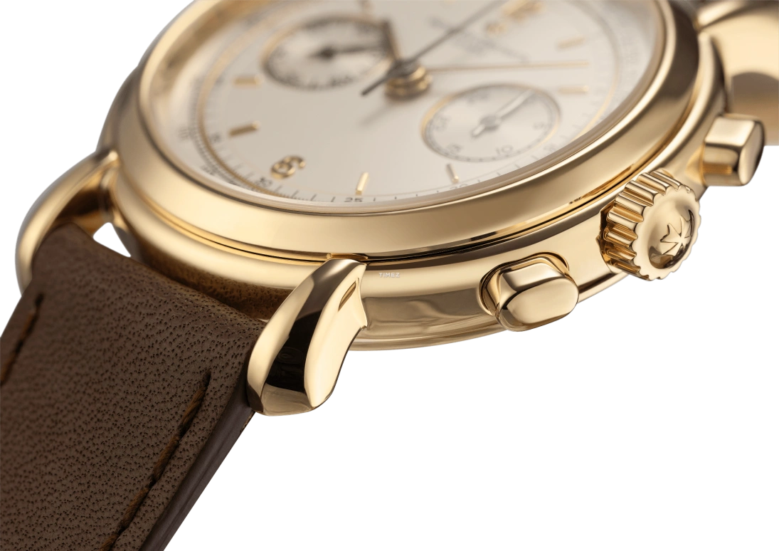 Vacheron Constantin,Historiques 38mm,38mm,Yellow Gold,White,Handwound,Chronograph,48hours,47111,47111/000J-7522