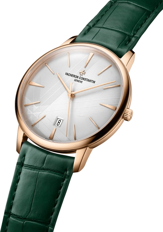 Vacheron Constantin,Patrimony 40mm,40mm,Pink Gold,Silver,Automatic,Day,40hours,85180,85180/000R-H116