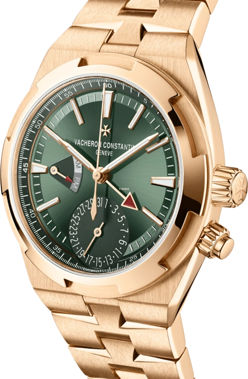 Vacheron Constantin,Overseas 41mm,41mm,Pink Gold,Green,Automatic,Day,Dule Time,Day / Night Indication,7920V,7920V/210R-B965