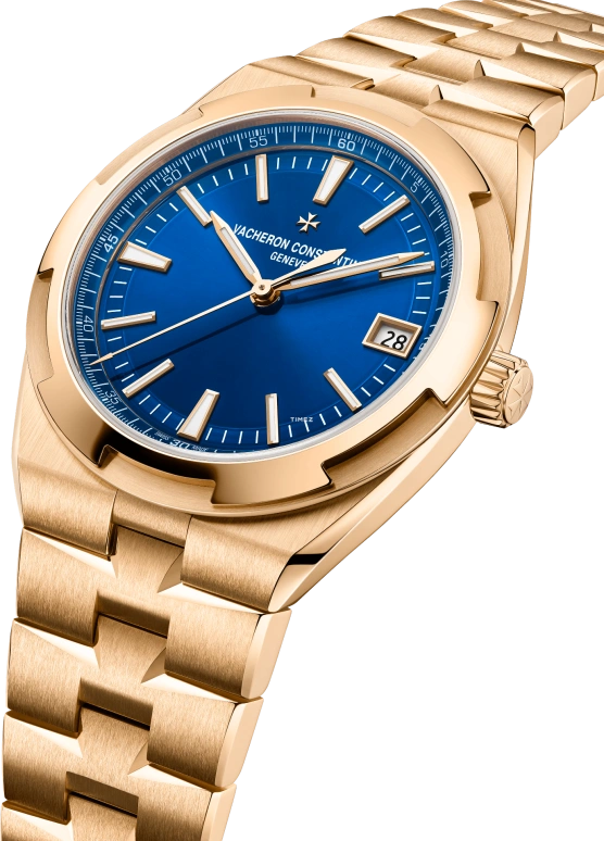 Vacheron Constantin,Overseas 41mm,41mm,Pink Gold,Blue,Automatic,Day,60hours,4520V,4520V/210R-B705